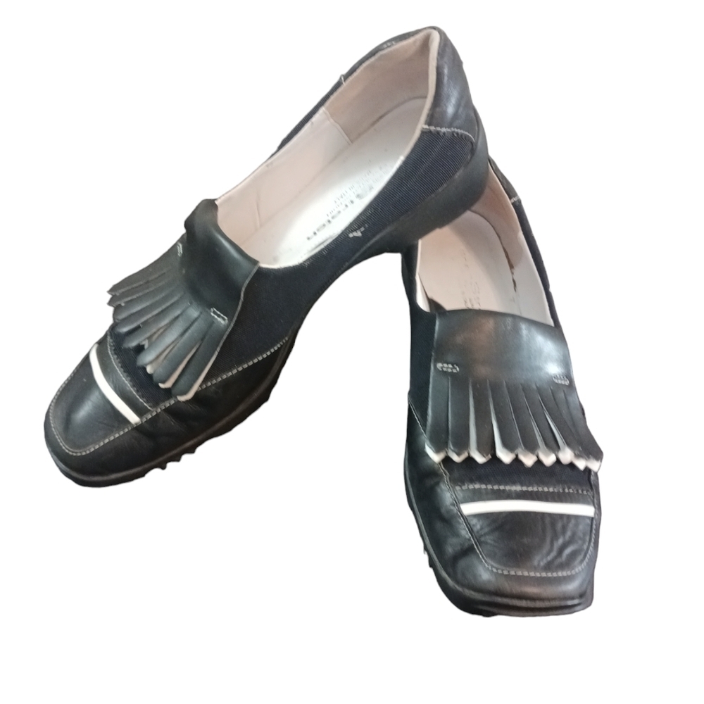 Vintage Walter Genuin Kiltie Leather Casual Golf Shoes